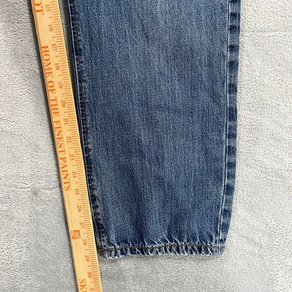 Carbon 2 Cobalt Jeans Mens 32x29 Blue Button Fly Straight‎ Leg Cotton Grunge VTG